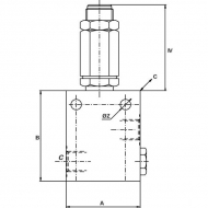 VDSDB20001ST Ciśnieniowy zawór sekwencyjny 3/4" stal