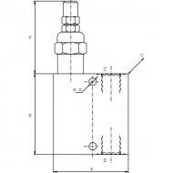 VDSRL05002 Ciśnieniowy zawór sekwencyjny 3/8 (5-220 bar) pokrętło