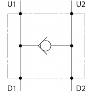 VANT40OMR Zawór zwrotny VANT/40/OMR