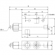 VOSLP05001ST Zawór zwrotny N1116 3/8 G5P4