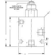 CB10HV1A1E1002 Zawór zwrotny prosty 1/2"