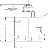 CB10HV1C1E2001 Zawór zwrotny prosty 3/8"