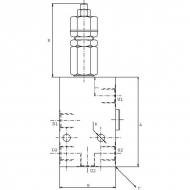 VOSL20001 Zawór zwrotny A-12-S-B-3/4 " BSP