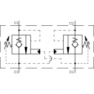 VODL05001 Zawór zwrotny A06SB 3/8" BSP