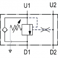 VOSL10006ST Zawór zwrotny N1116 3/8 G5P4