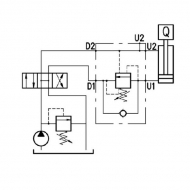 VOSL10003 Zawór zwrotny VOSL/SC 1/2" EW Walvoil