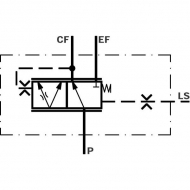 OLS80 Danfoss Sauer Zawór priorytetowy OLS 80 152B0261, 152B0062 