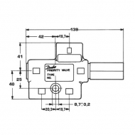 OLS80 Danfoss Sauer Zawór priorytetowy OLS 80 152B0261, 152B0062 