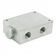 FPFDS12CB34E12 Rozdzielacz przepływu 3/4"x1/2" 75-100 l/min pasuje do FluidPress