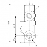 FV200301J Regulator przepływu FV200 25-75%