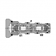 FPFDS10CB12M38ST Rozdzielacz strumienia 20-40l 3/8st.pasuje do FluidPress