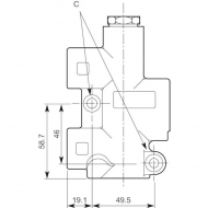 FV200701S Regulator przepływu FV200 25-75%