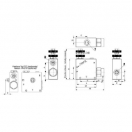 FPRF1ST 3-drożny regulator przepływu 1 150-24