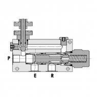 FPVP38ST 3-drożny regulator przepływu 30-50st.