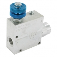 FPRF12G Zawór regulacji przepływu 3-drożny 1/2" 50-90 l/min pasuje do FluidPress
