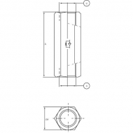 LTCV05003 Zawór zwrotny dławika S06 0.5 1.5 3/8"