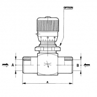 FPB05001 Zawór dławiący FPB 3/8 BSP