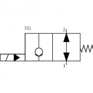 CP5013003 2/2 zawór drog. 110V, NC,3/4"