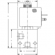 SVP08NOR003 Zawór SVP08NORA04+SD9M1312D20WDN