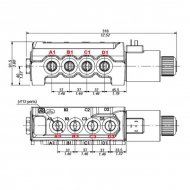 DFE110001 Zawór elektromagnetyczny 12 Vdc 1/2