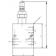 VMPBL05002 Zawór ograniczający ciśnienie 06 TS V