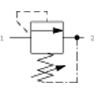 CP2084001 Zawór ograniczający ciśnienie CP208-4A06EC3/8, 69-210 BAR, 1/4" Danfoss