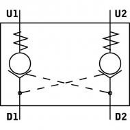 VBPDL03002 Zawór zwrotny 3/8" Walvoil