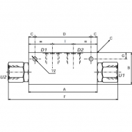 VBPDL03002 Zawór zwrotny 3/8