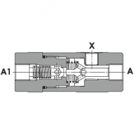 VUPSL03001 Zawór zwrotny 1/4" pasuje do FluidPress
