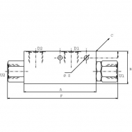 VBPSL03001ST Zawór zwrotny 1/4" stal