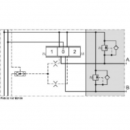 PVG32157B2100 Zawór uderzeniowy i dodatkowy ssawny 100 bar