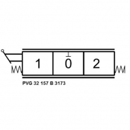 PVG32157B3173 Mechaniczna obsługa ręczna, Rozdzielacz sterowany ręcznie 157-B-3173 Danfoss