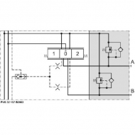 PVG32157B2063 Zawór uderzeniowy i dodatkowy ssawny 63 bar