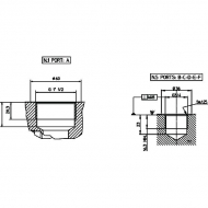 KRVB005 Blok zwrotny 5 x 3/4" 1 x 1"1/2