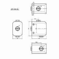 SR109S03 Obudowa stal SR109-S03 1/2"
