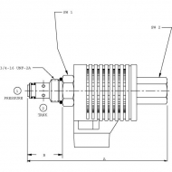 CP55820B3B15012 Zawór ograniczający ciśnienie CP558-20-B-3B-150-12D, 15-138 BAR, Danfoss