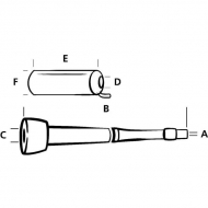 15809600103 Guma strzykowa, model Harmony, fi  13 mm 4 szt