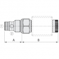 EC12M10PB Zawór 2/2 wkład NO 150 l/min