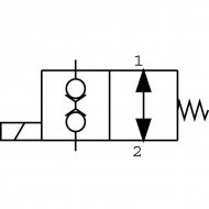 EW10ANO0PB Wkład bez cewki 2/2 NO