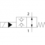 EH12M10NB Zawór nabojowy 2/2 NO 150l/min