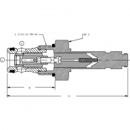 CP5023B0NC Wkład bez cewki 2/2 NC