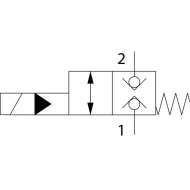 EH08M20NB Zawór nabojowy 2/2 NC 40l/min