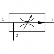 PP12AAM0B 3-drogowy zawór proporcjonalny, wkład