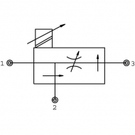 PP10WB20B 3-drogowy zawór proporcjonalny, wkład 12 V