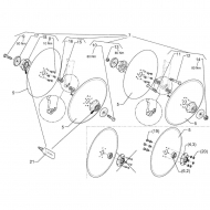 3191133 Kołpak ochronny, podkładka zabezpieczająca  D67,12/12,25x11, pasuje do siewnika LEMKEN 