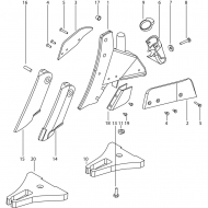 31014901KR Płoza robocza Dünger